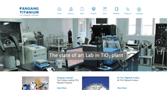 Desktop Screenshot of pangang-titanium.com